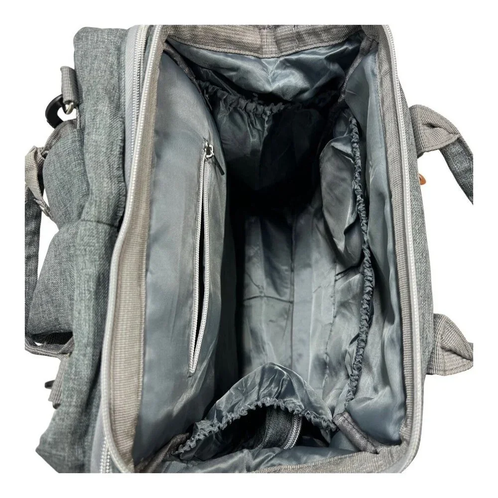Derjunstar Diaper Backpack Multi=functional Baby Diaper Backpack‎ Grey